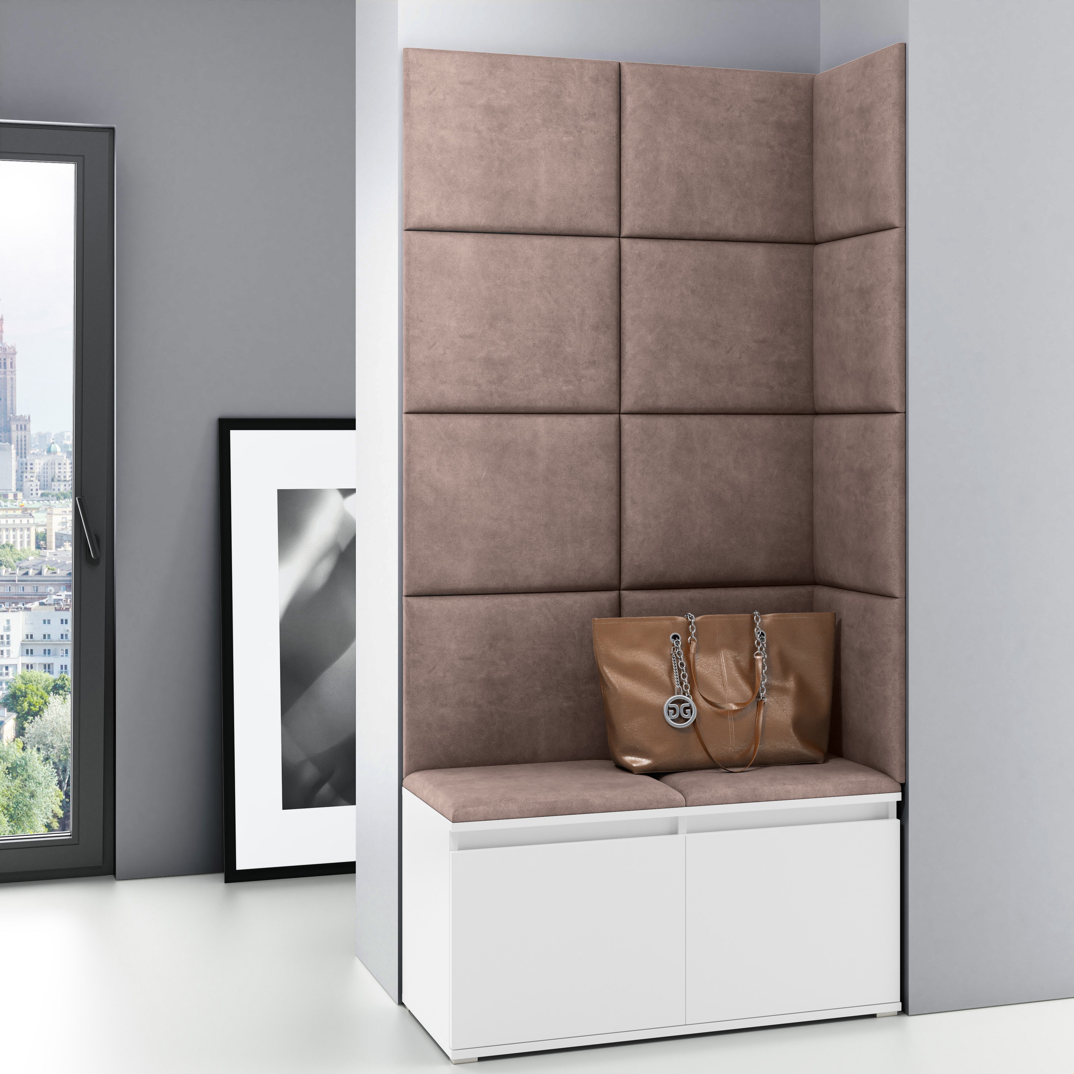 PK Emi 2 Hallway Wardrobe White - Cacao