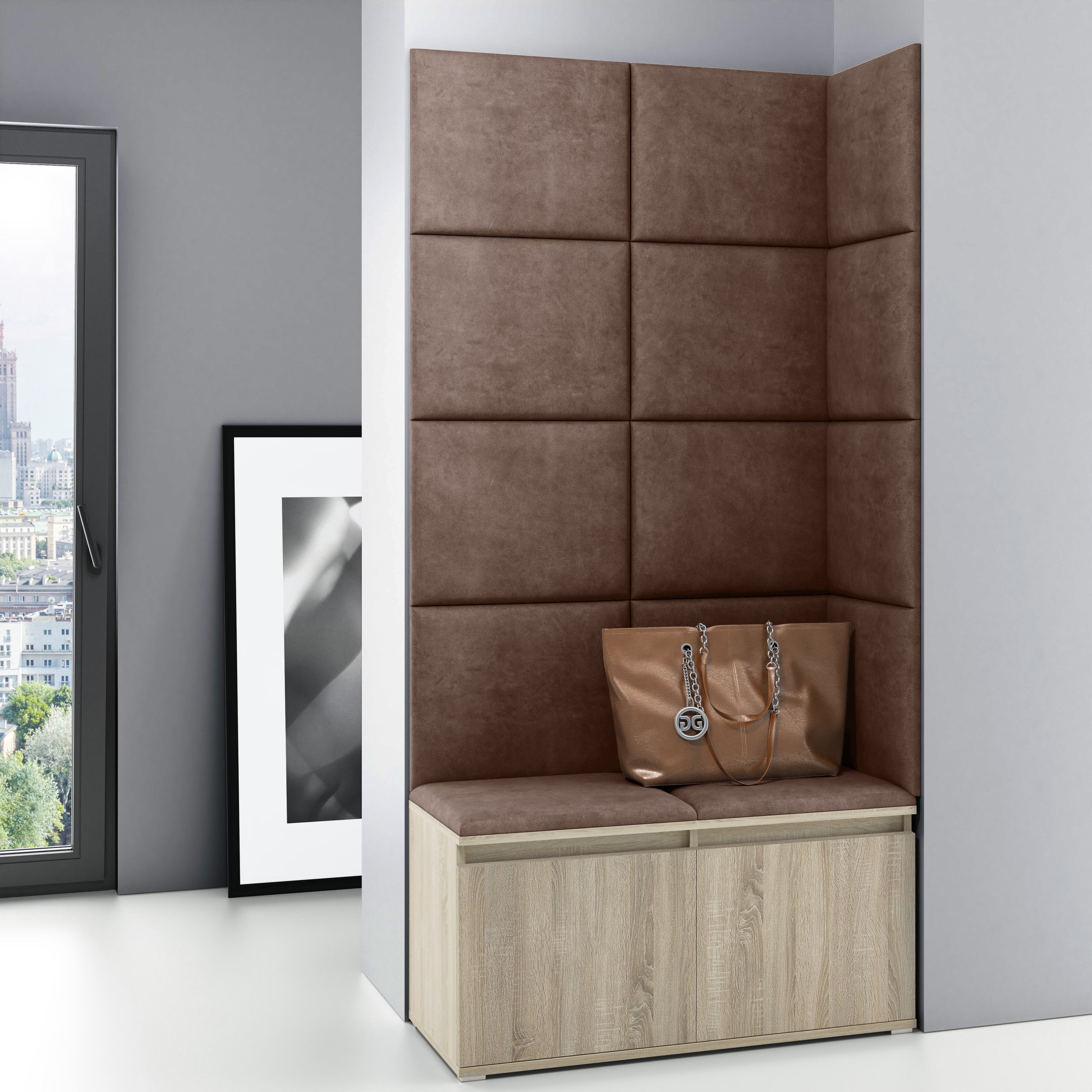 PK Emi 2 Hallway Wardrobe Sonoma - Brown