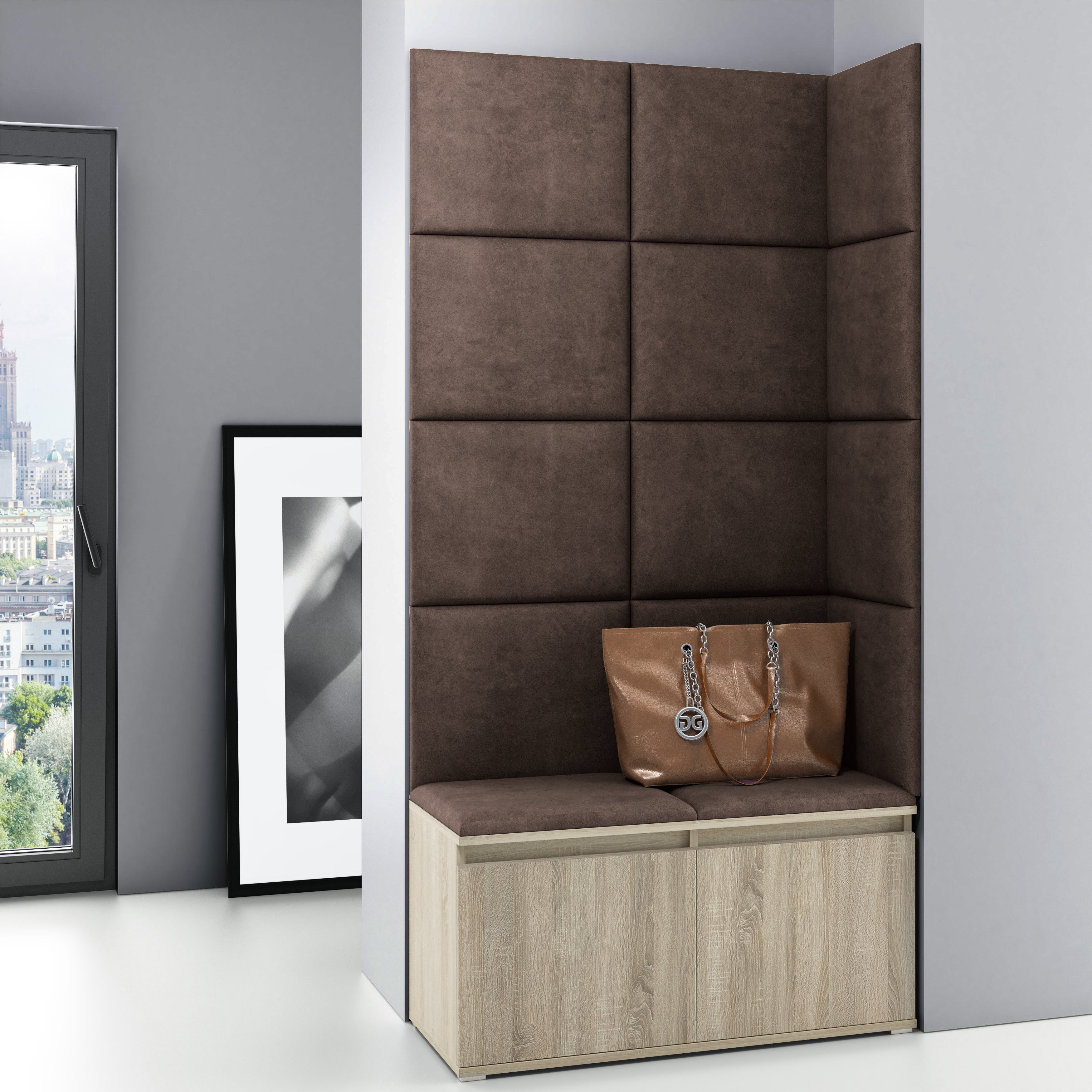 PK Emi 2 Hallway Wardrobe Sonoma - Dark Brwon