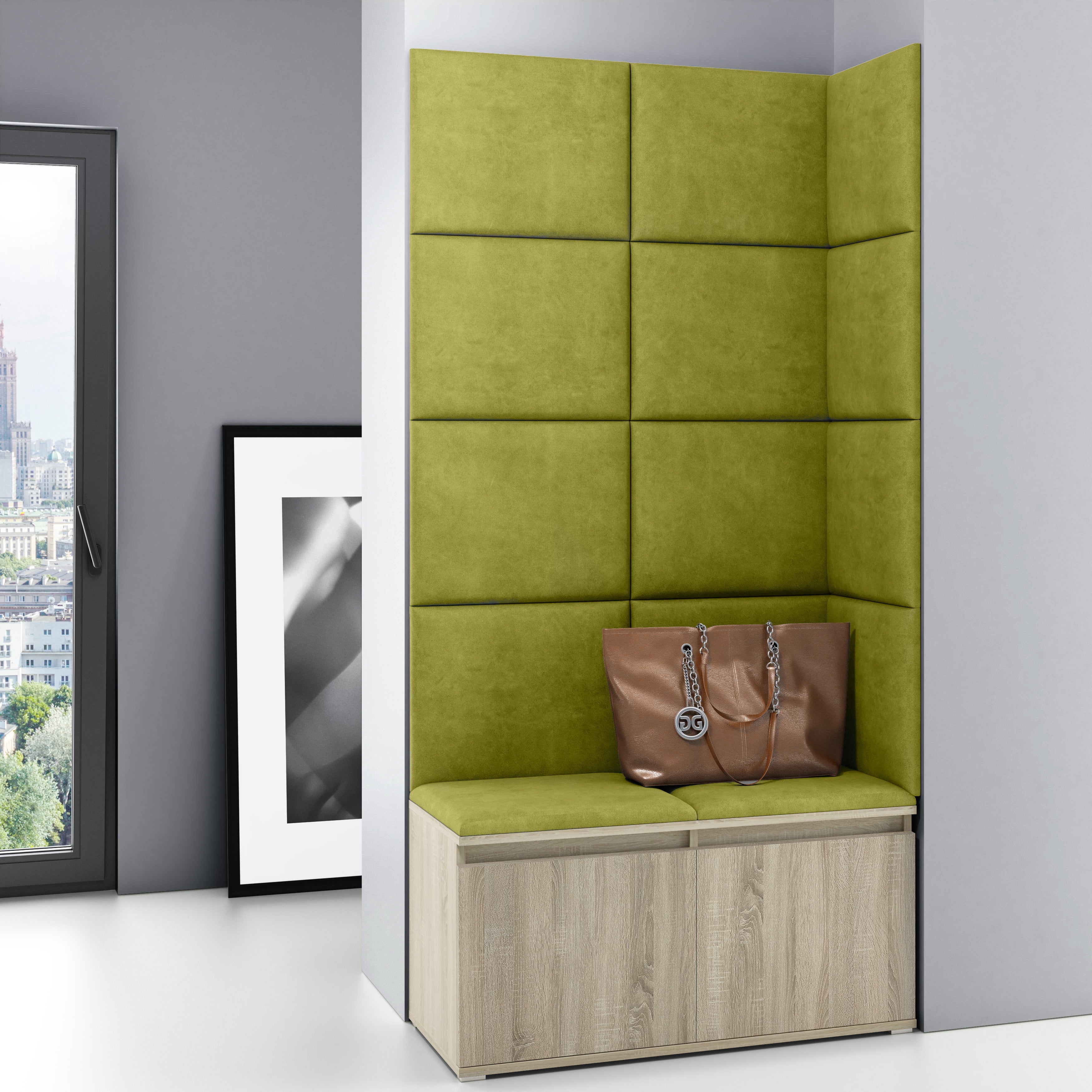 PK Emi 2 Hallway Wardrobe Sonoma - Green