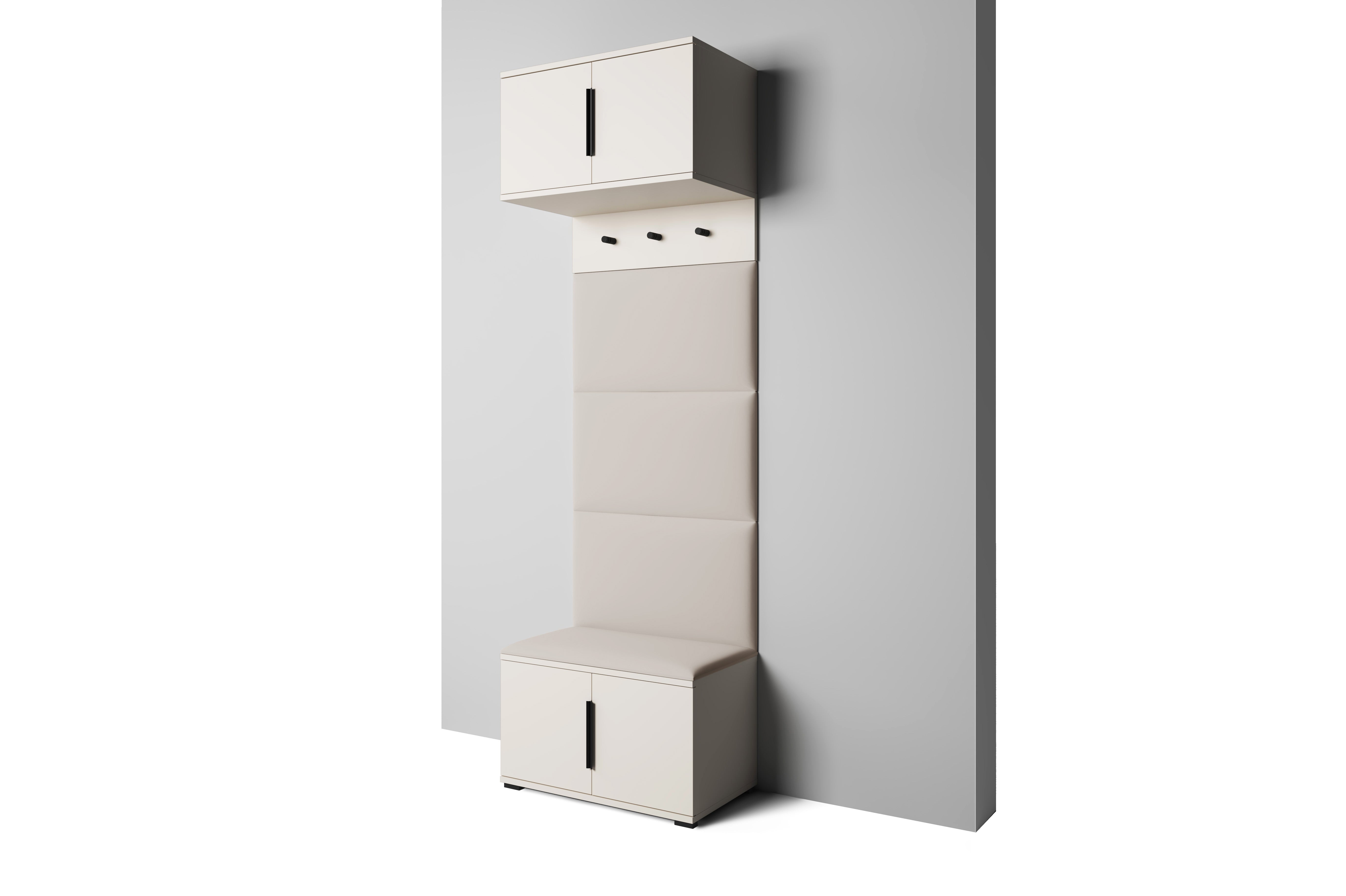 PK Bianco 5 Hallway Wardrobe Set – Cream