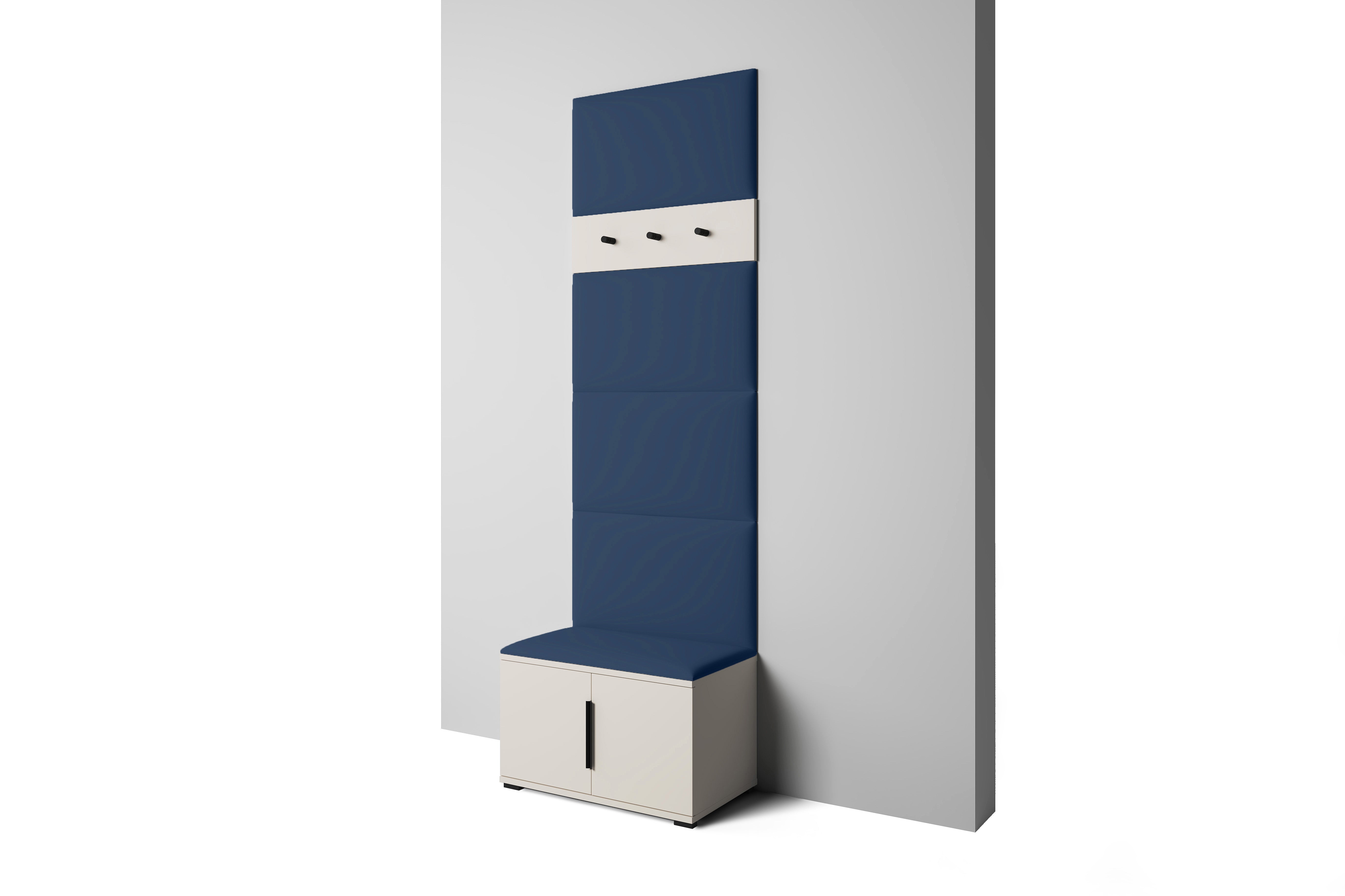 PK Bianco 6 Hallway Wardrobe Set - Deep Blue