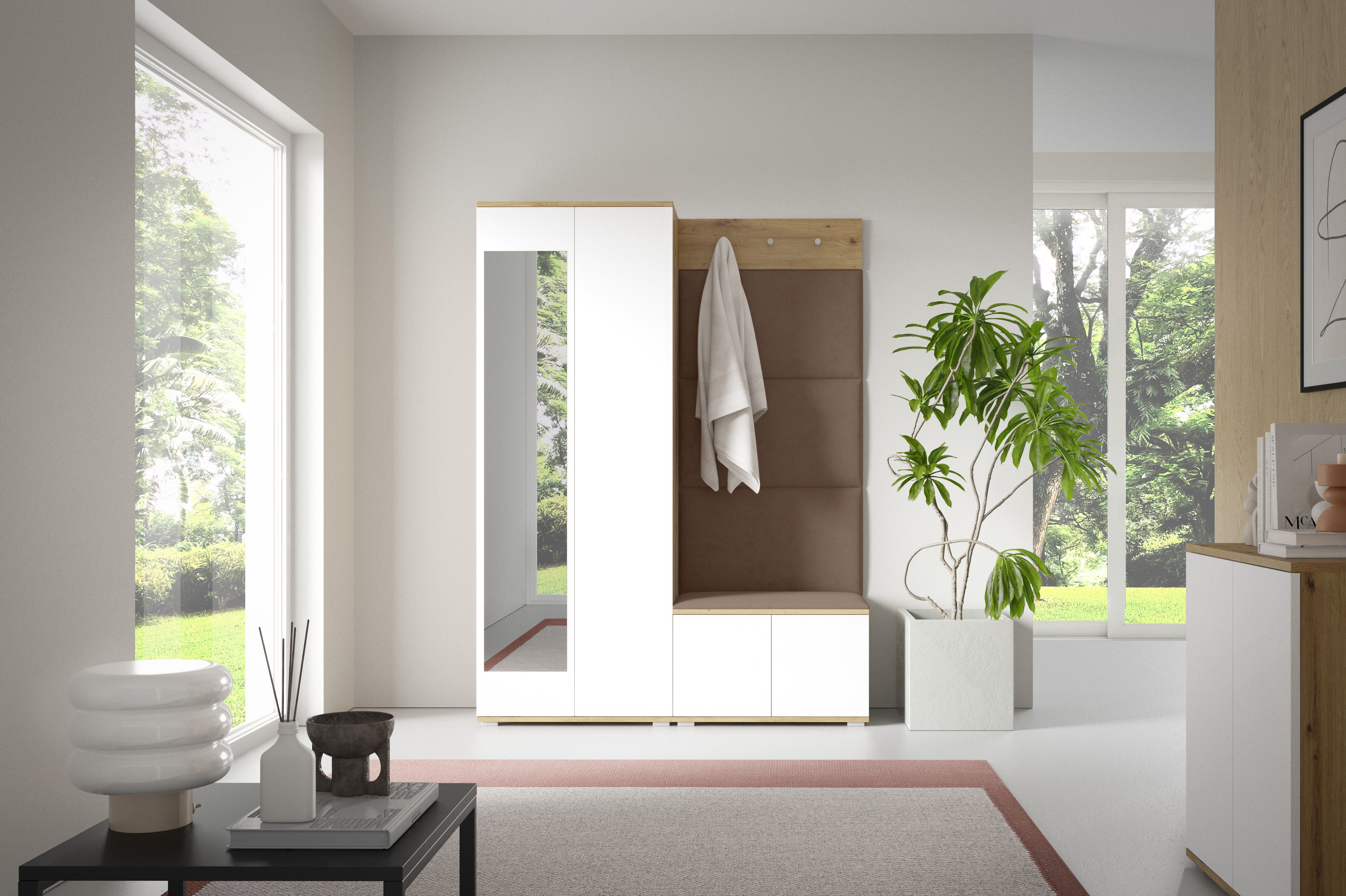 PK Sevilla 1 Hallway Wardrobe - Cacao