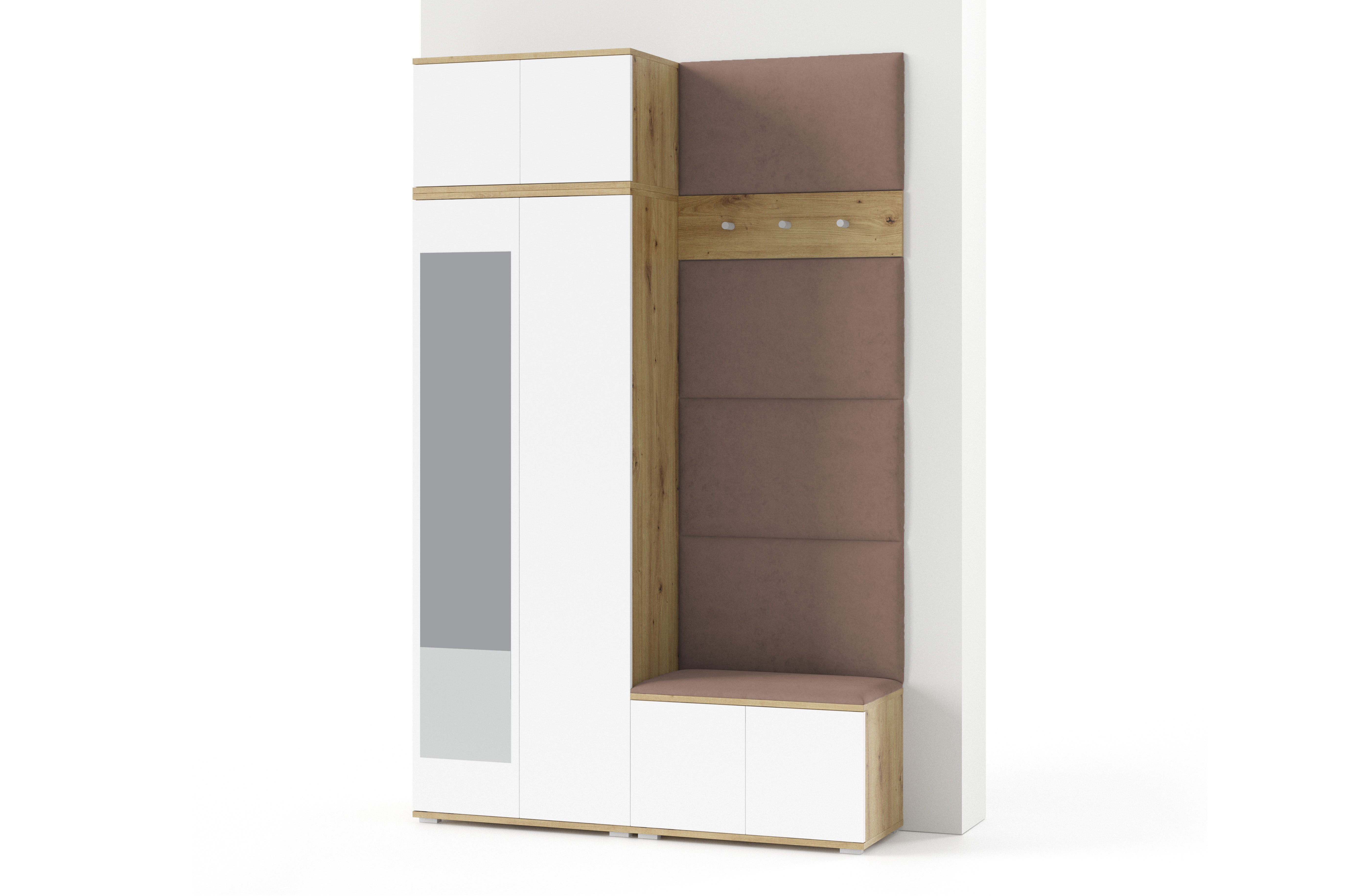 PK Sevilla 2 Hallway Wardrobe - Cacao