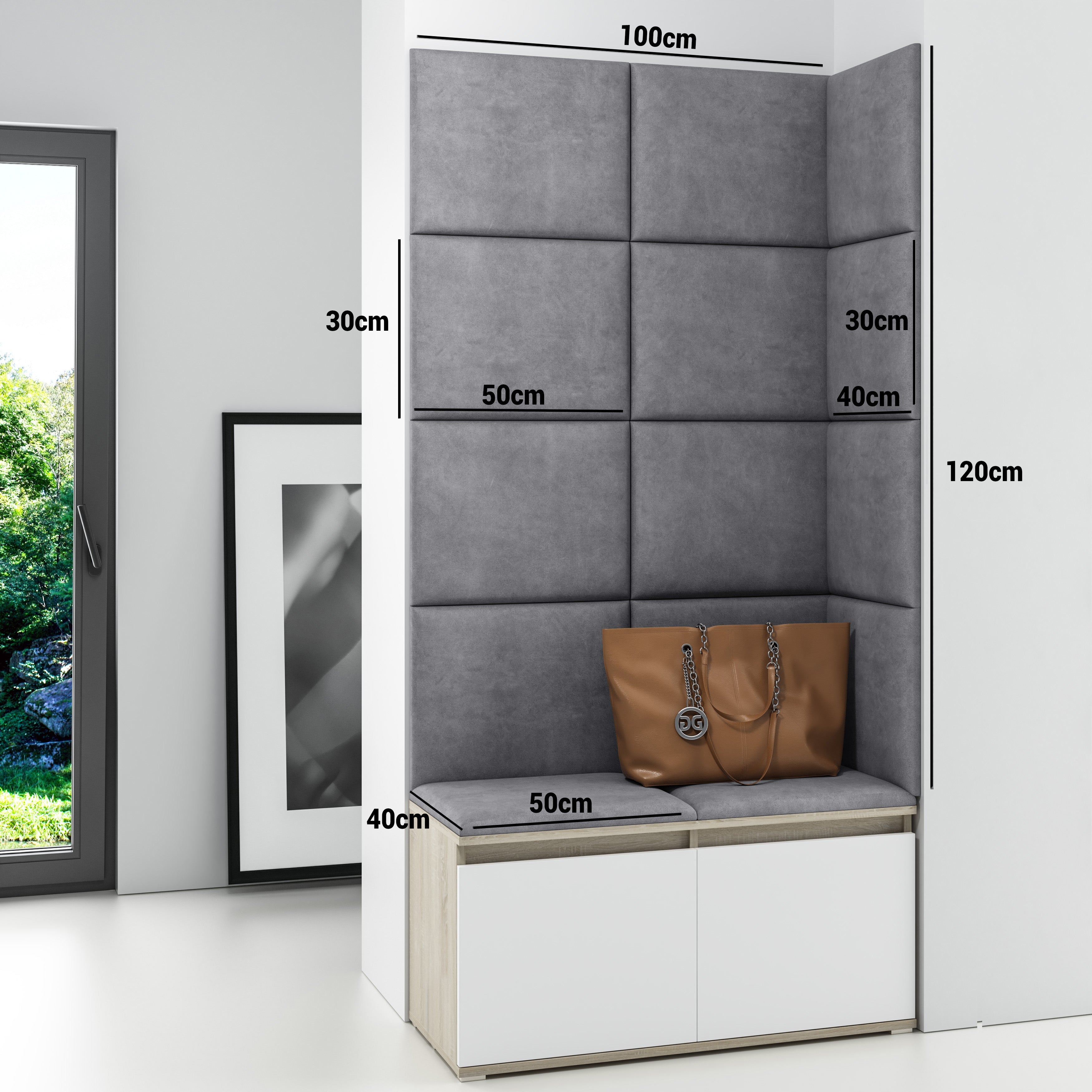 PK Emi 2 Hallway Wardrobe Artisan Oak/Black - Cream