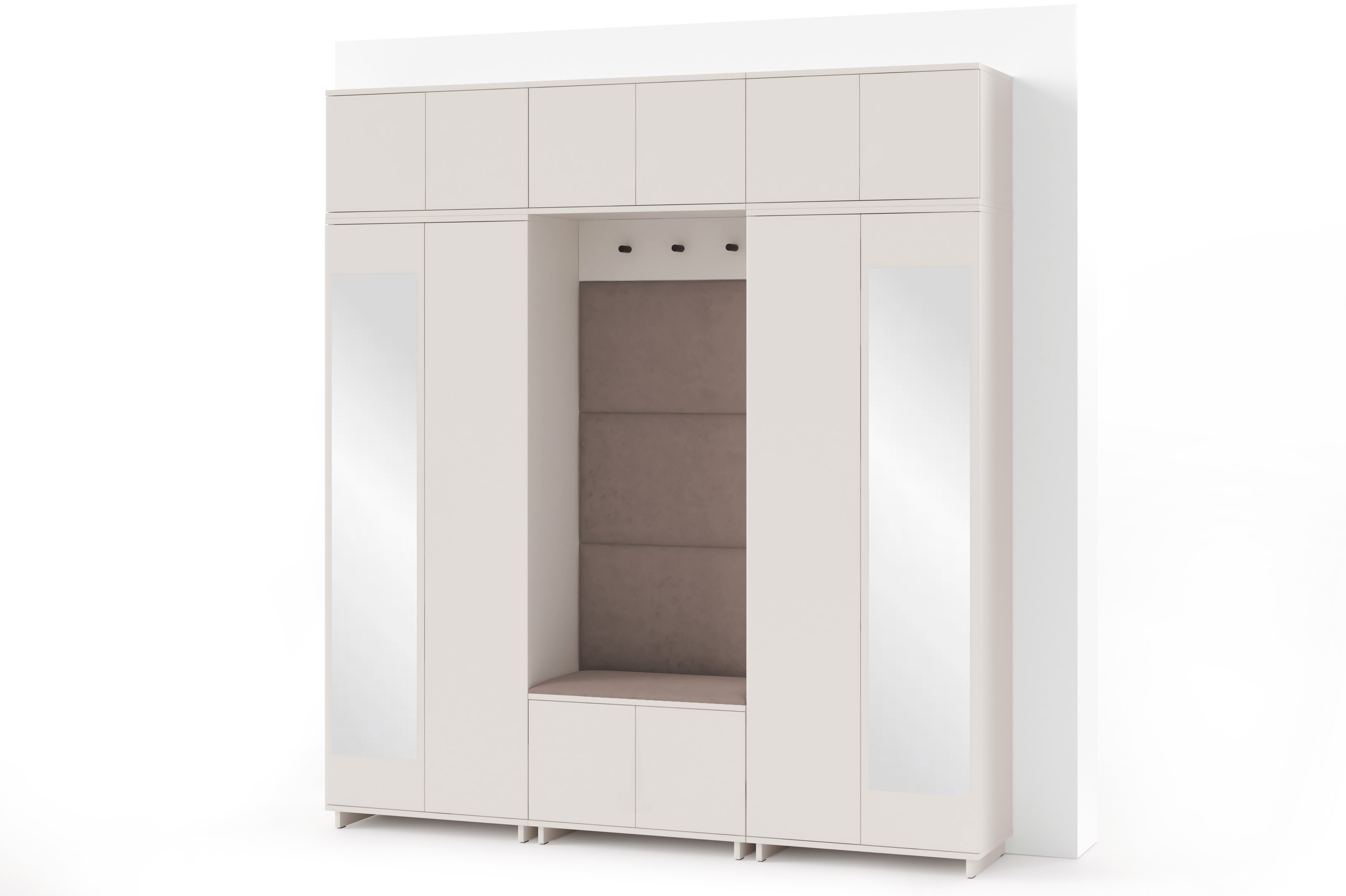 PK Bianco 2 Hallway Wardrobe Set - Mika