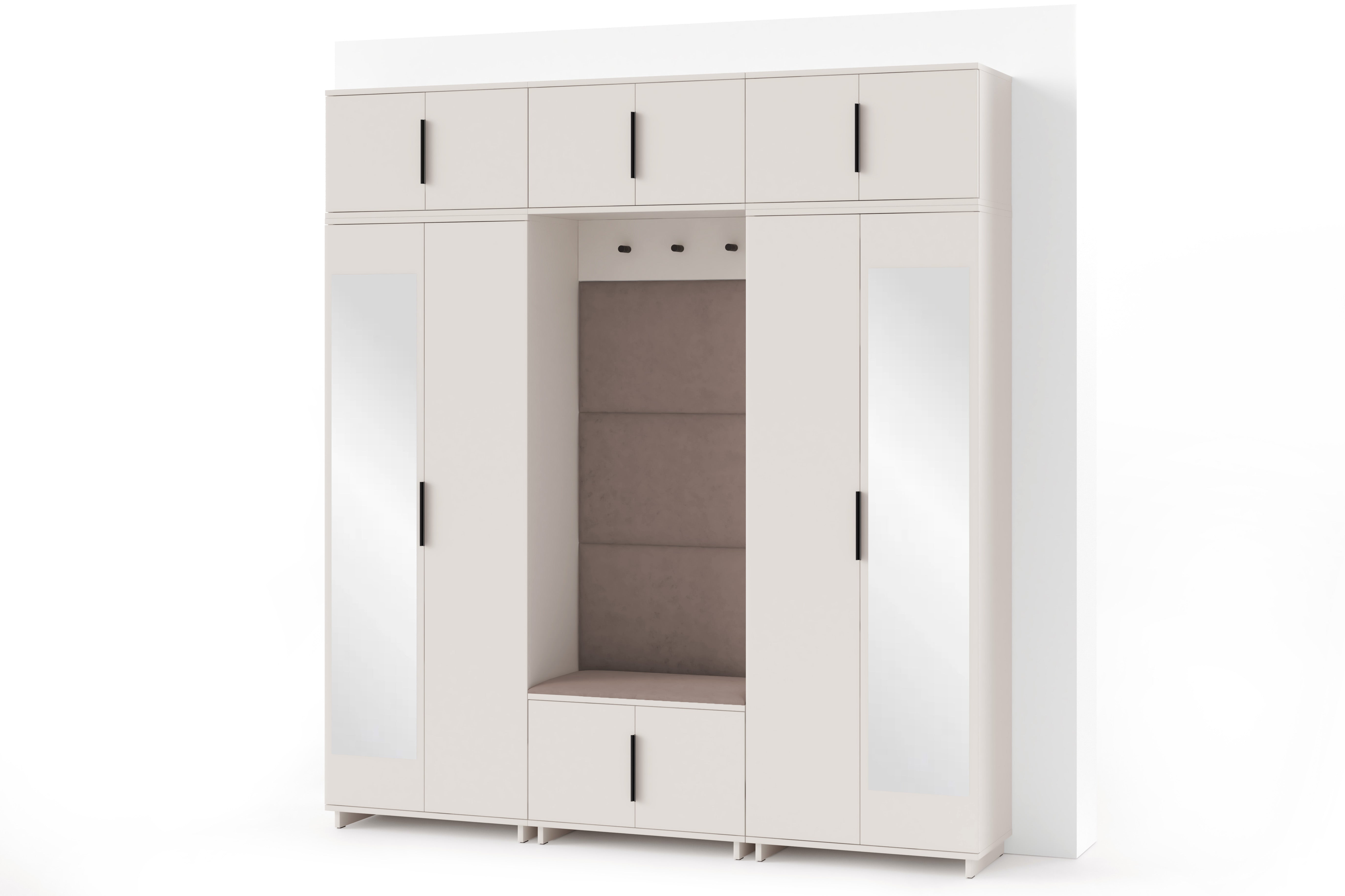 PK Bianco 2 Hallway Wardrobe Set - Mika