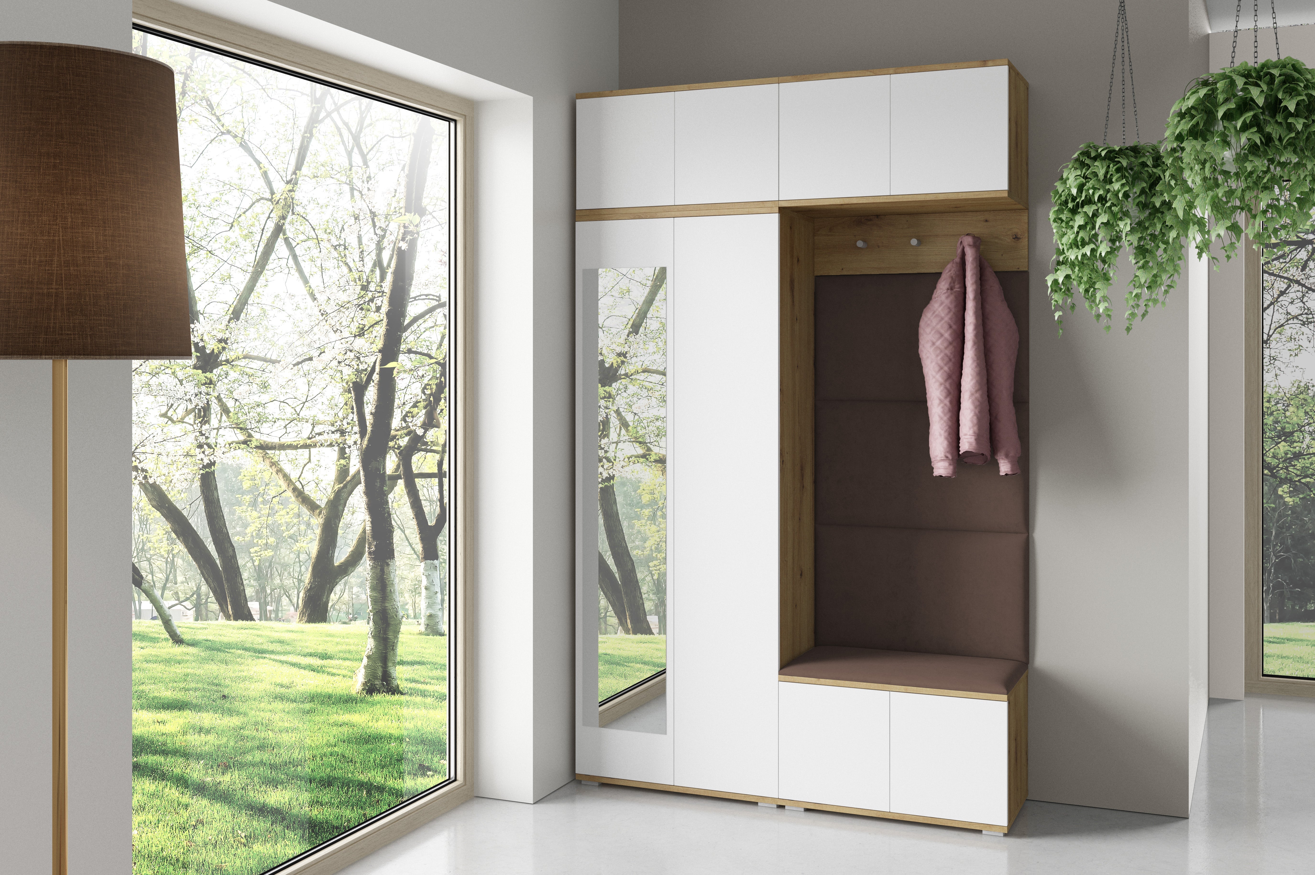 PK Sevilla 3 Hallway Wardrobe -Dark Brown
