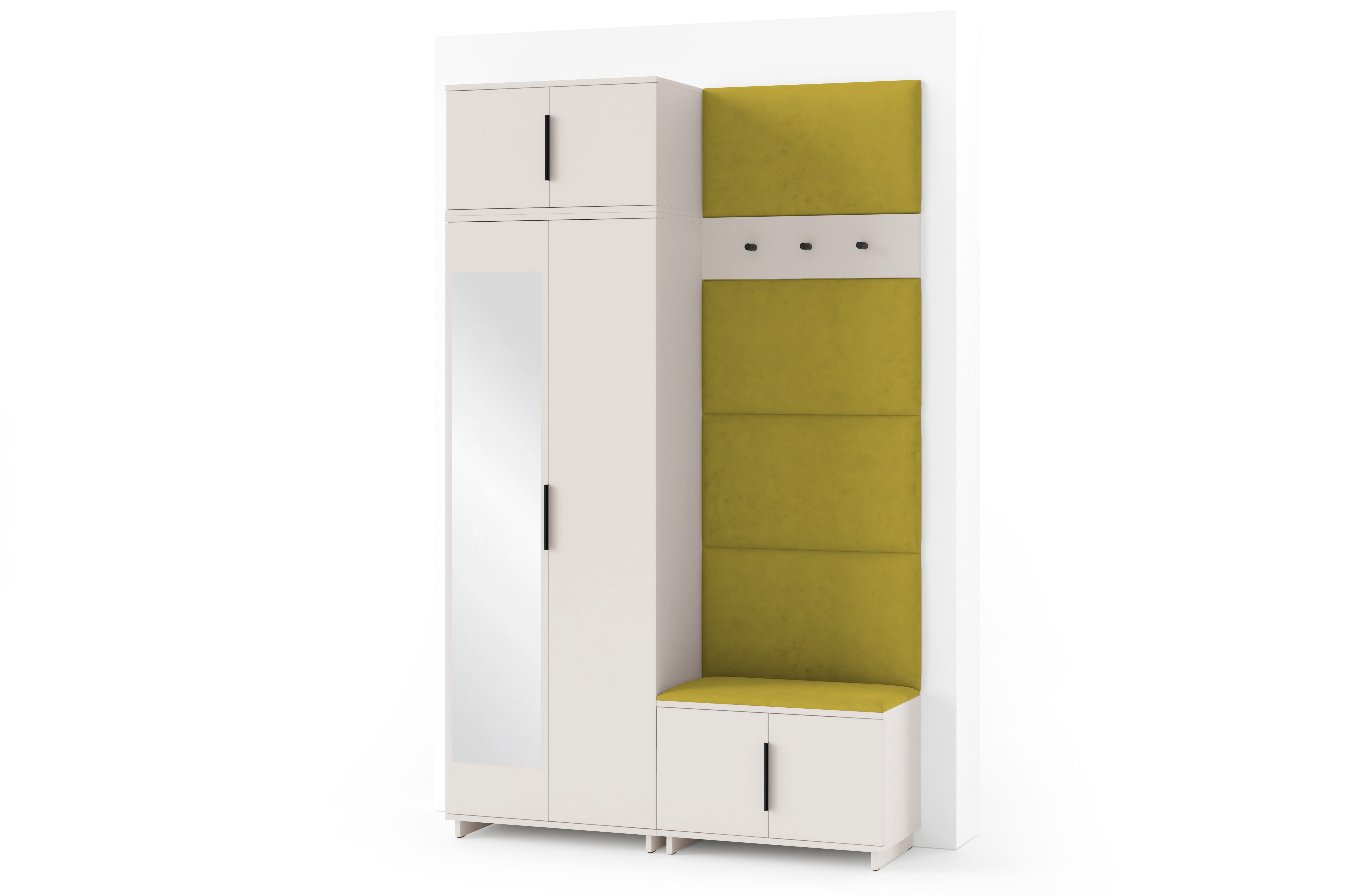 PK Bianco 4 Hallway Wardrobe Set - Green