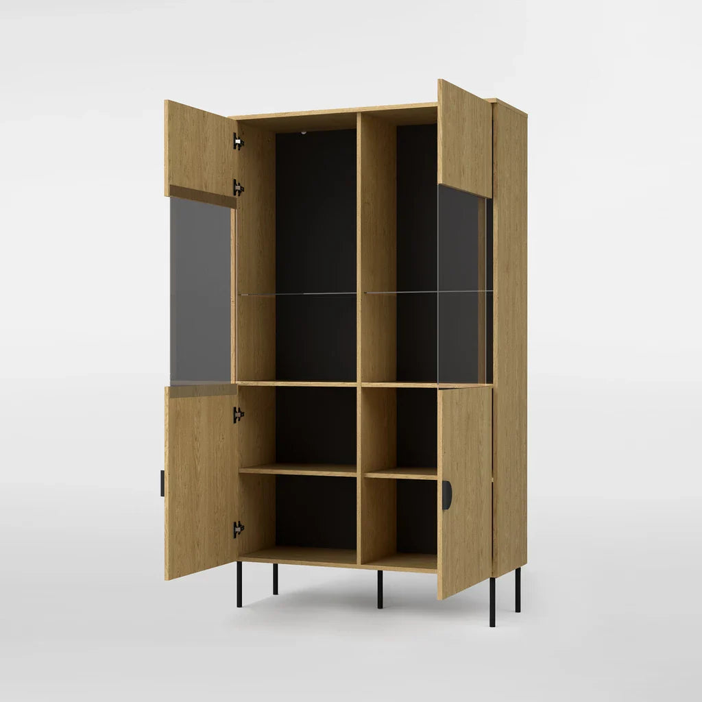 MO Mond Baltic Oak Display Cabinet