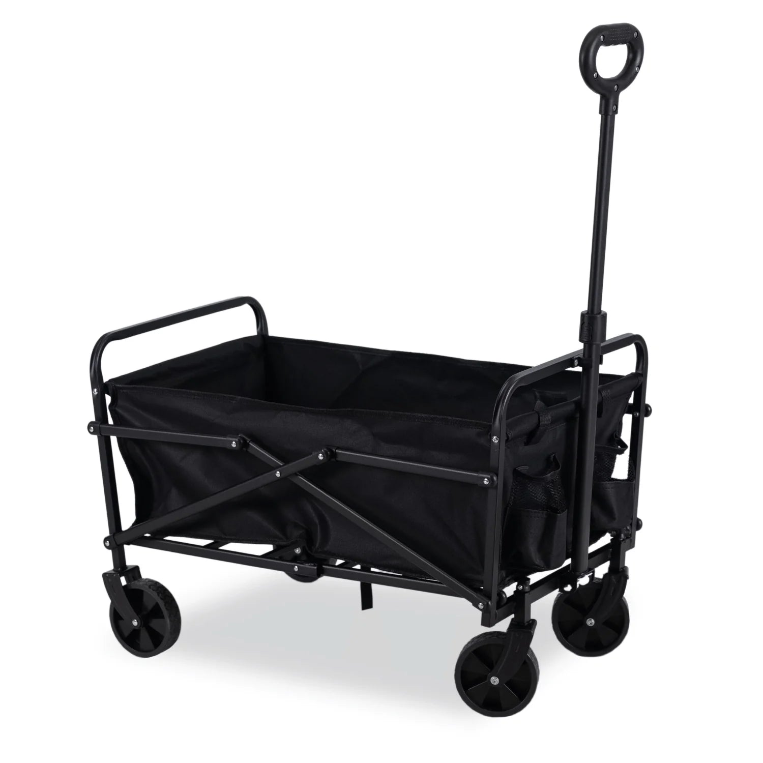 Elite GILBERT Folding Wagon – Black | Heavy-Duty Transport Cart