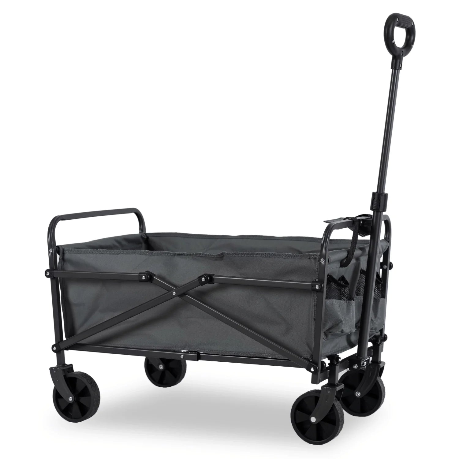 Elite GILBERT Folding Wagon Grey - Portable & Versatile Utility Cart