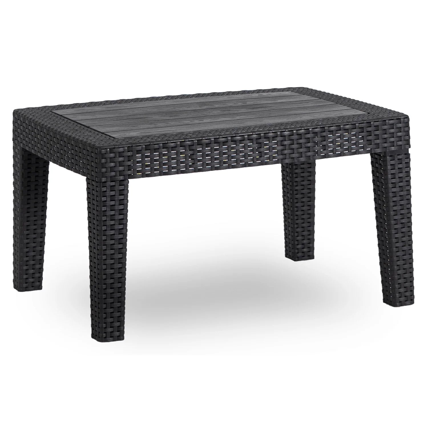 Elite BRANDON Gartenmöbel-Set – Schwarz/Dunkelgrau | Stilvolle &amp; komfortable Gartenlounge