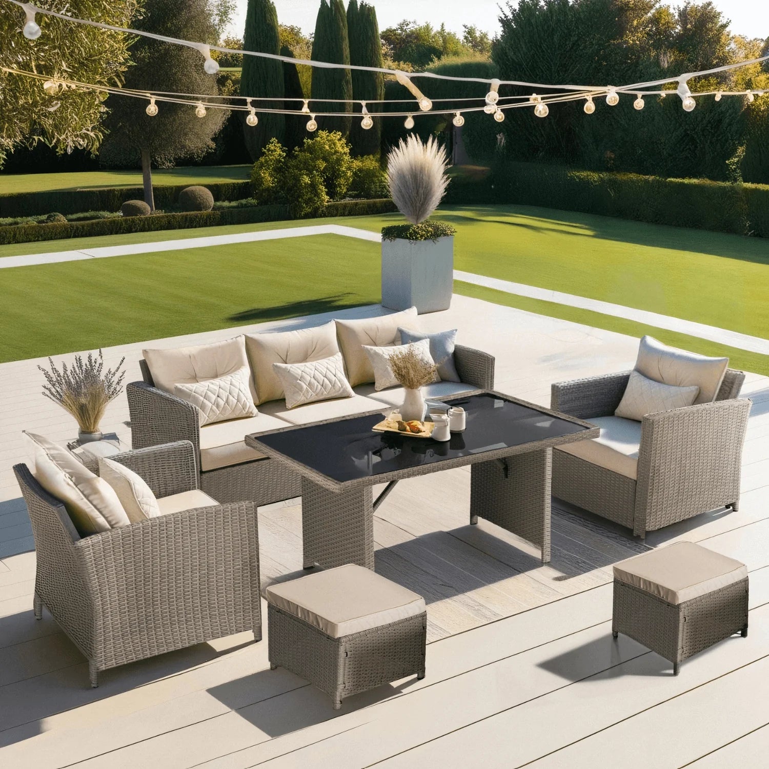 Elite COLORADO Gartenmöbel-Set – Beige