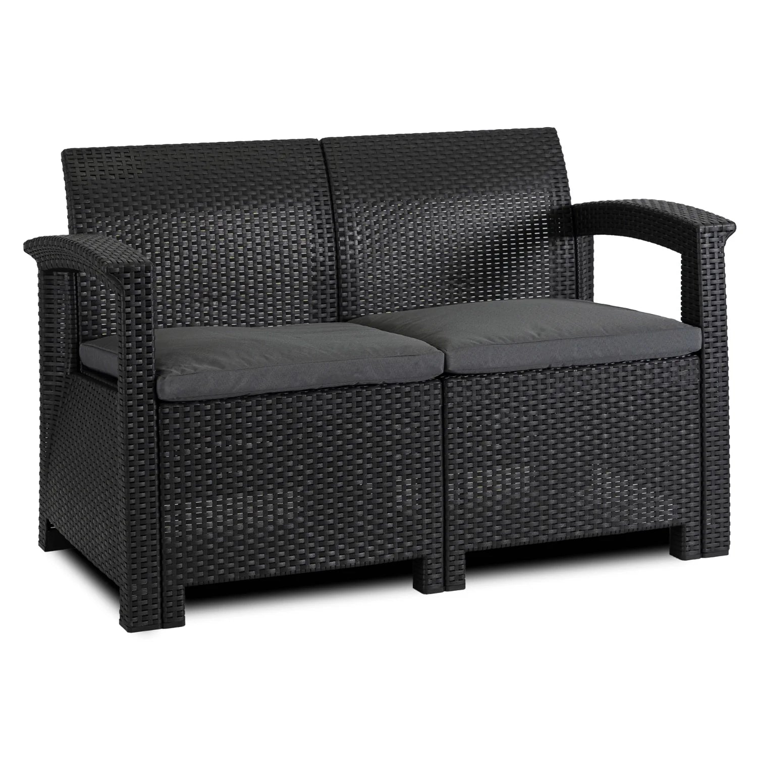 Elite COLUMBIA Gartenmöbel-Set – Schwarz &amp; Dunkelgrau