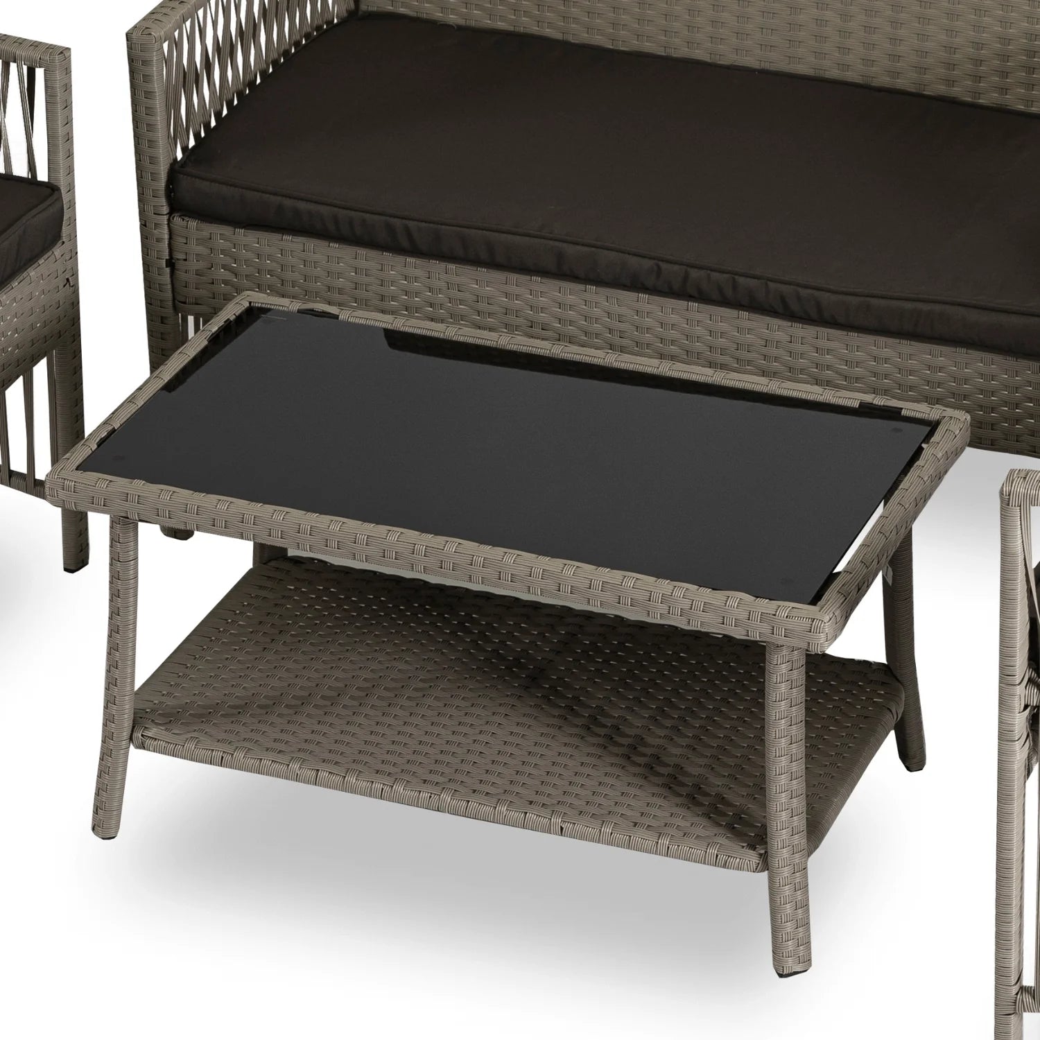 Elite FILADELFIA Gartenmöbel-Set – Beige &amp; Grau