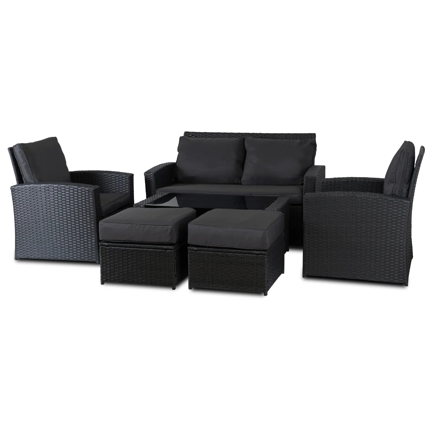Elite FLORYDA Gartenmöbel-Set – Dunkelgrau