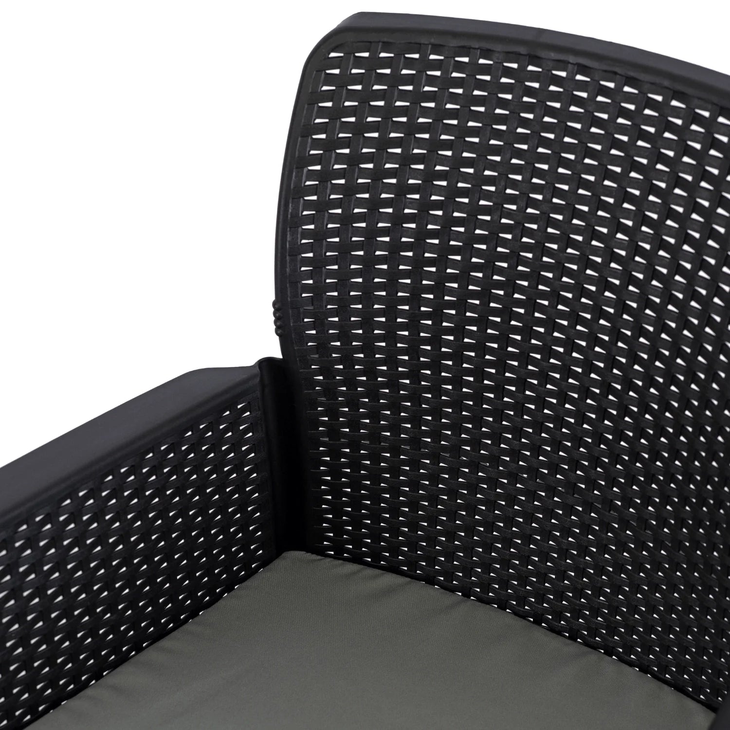 Elite FRENSO Gartenmöbel-Set Schwarz – Kompakte &amp; Stilvolle Gartenlounge